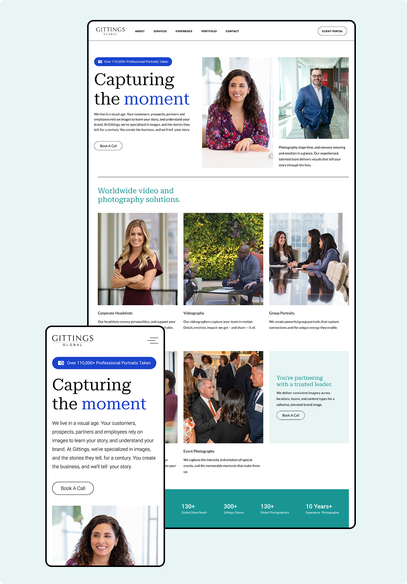 Gittings Global, WordPress Elementor Website